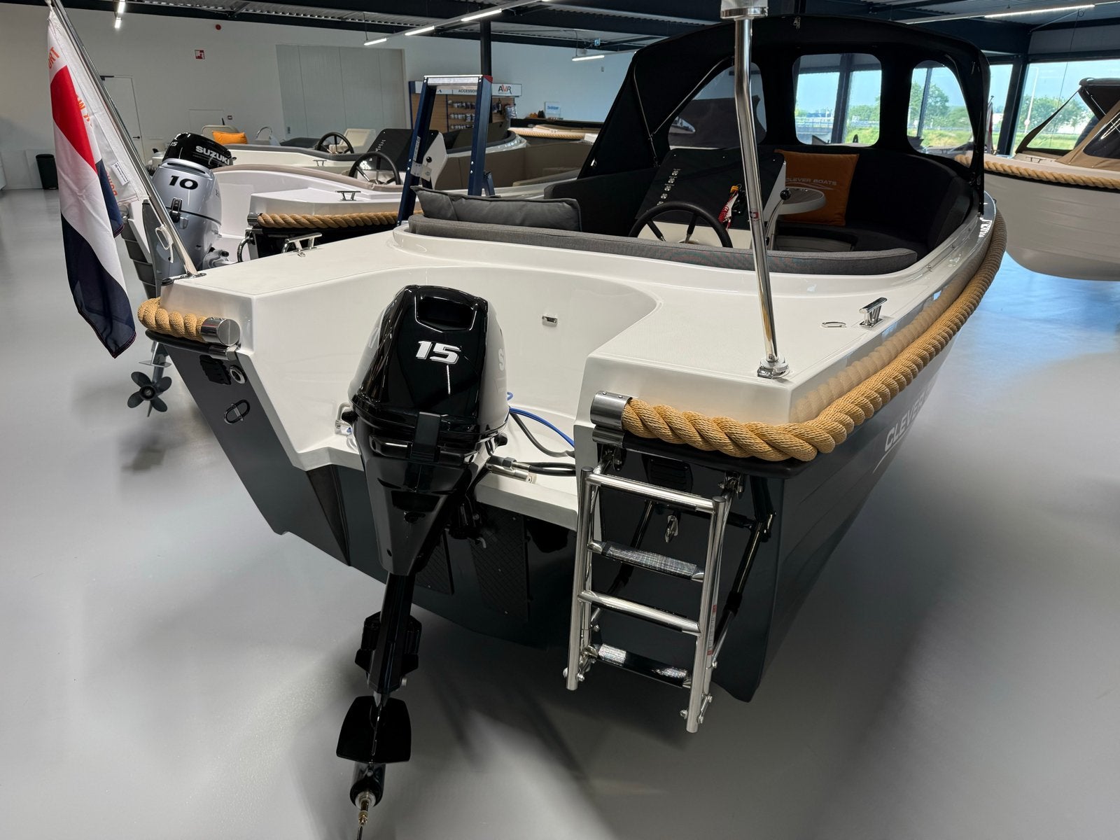 Nieuwe Clever 52 Sloep - Direct Vaarklaar met 15 pk Suzuki, Tender, Rondzit, Ophalen of Verzenden, 2 m