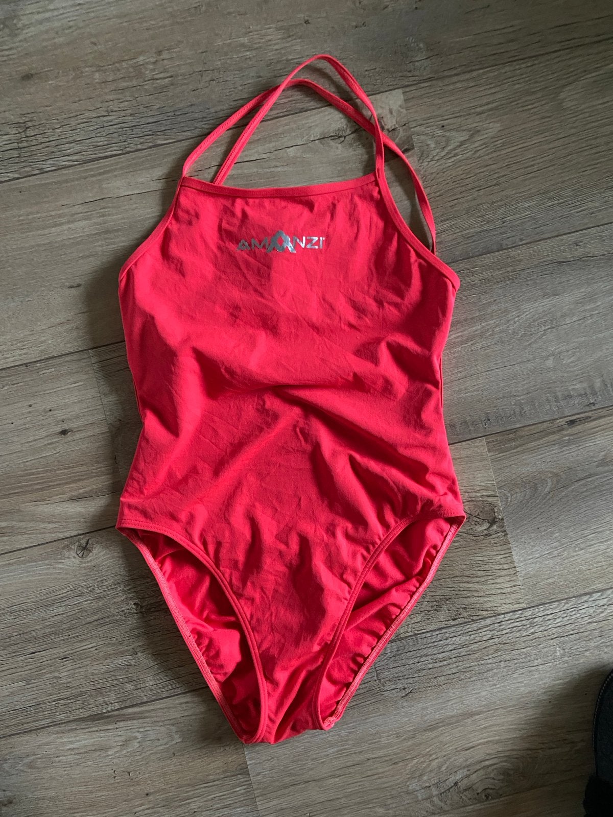 Amanzi badpak rood, 40, Kleding | Dames, Ophalen of Verzenden, Zo goed als nieuw, Rood, Badpak