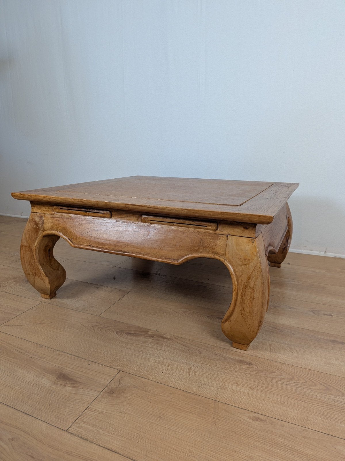 Massief Houten Salontafel | Aziatische Stijl | Vierkant | 79, Gebruikt, 50 tot 100 cm, Vierkant, Nvt