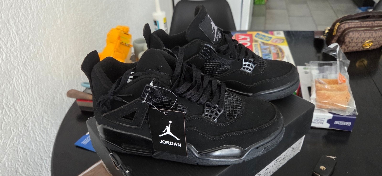 Nike Air Jordan 4 Retro 'Black Cat' - Maat 42, Ophalen, Nike Jordan, Zwart, Nieuw