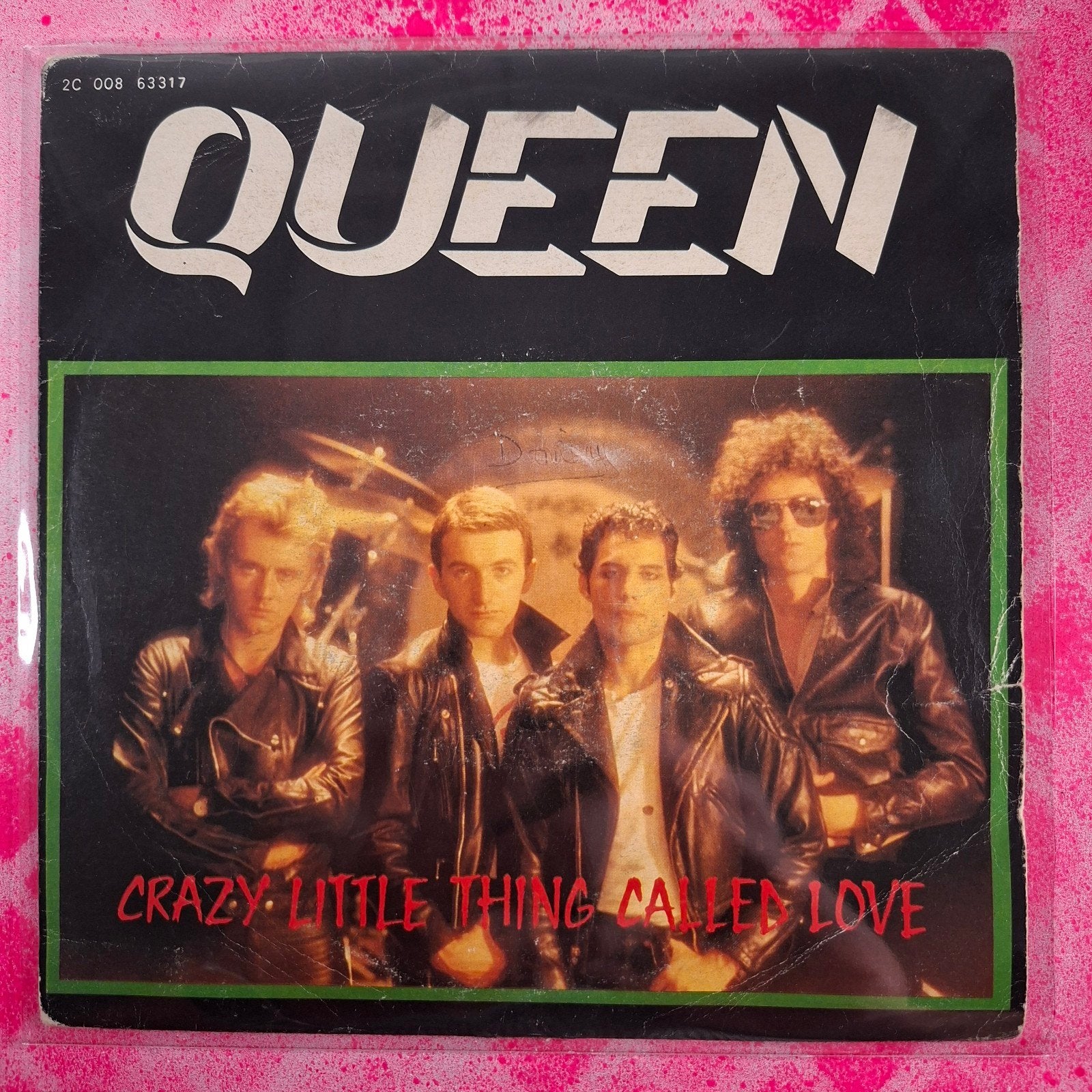 Queen Crazy little thing called love single.          Star45, Cd's en Dvd's, Gebruikt, 7 inch, Ophalen of Verzenden, Beschermende buitenhoes