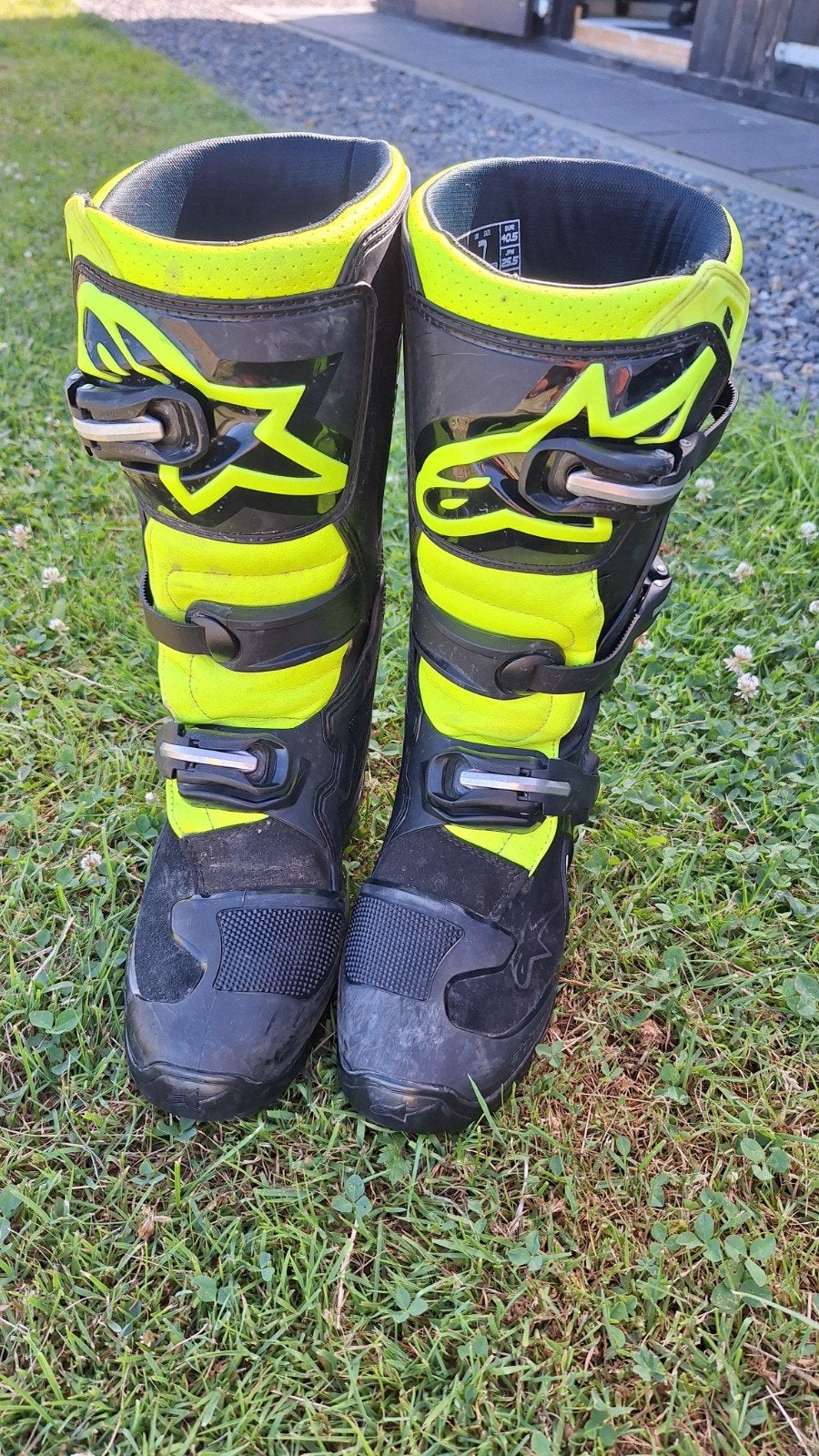 Alpinestar Tech 7s motor laarzen zwart geel, Motoren, Kleding | Motorkleding, Alpine Stars, Heren, Ophalen of Verzenden, Laarzen