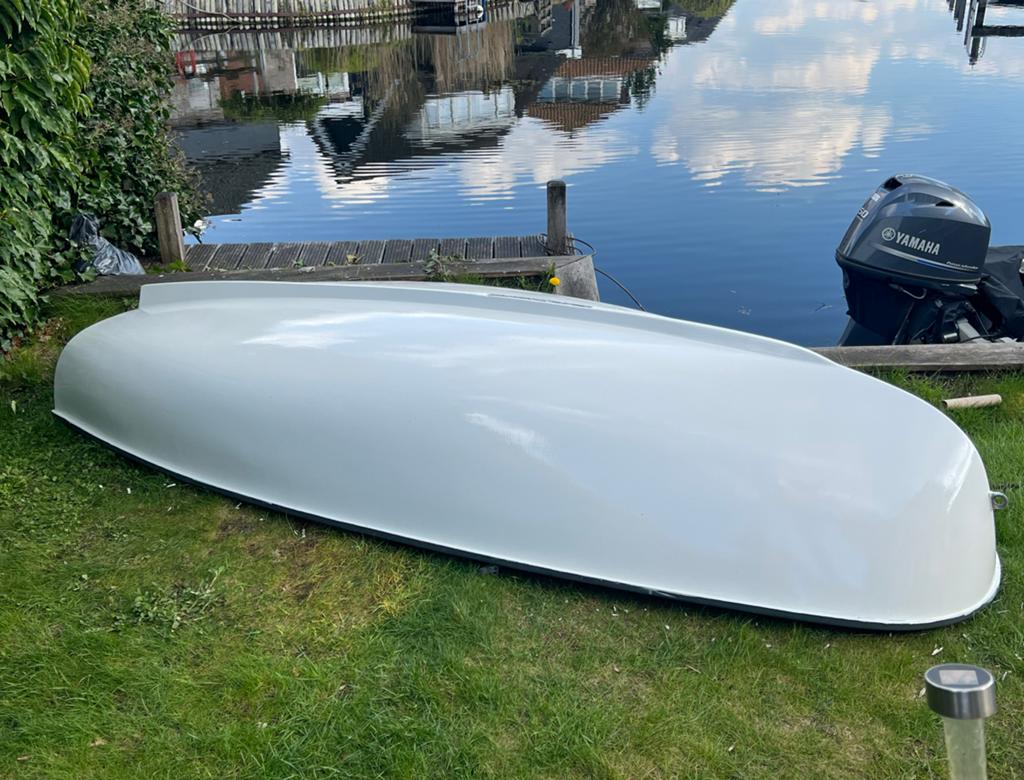 Zee-jol, Bootje met motor en zeil., Watersport en Boten, Ophalen, Zo goed als nieuw, Polyester, Overig typen