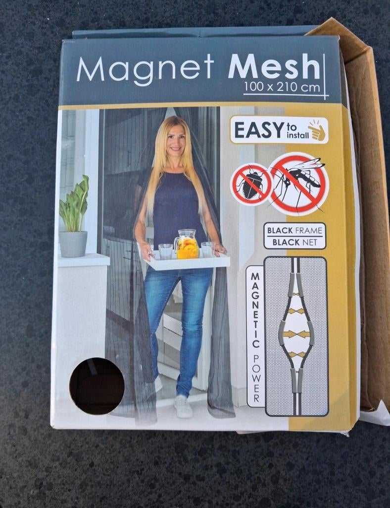 Nieuwe Magnet Mesh Hordeur 100x210 cm, Ophalen of Verzenden