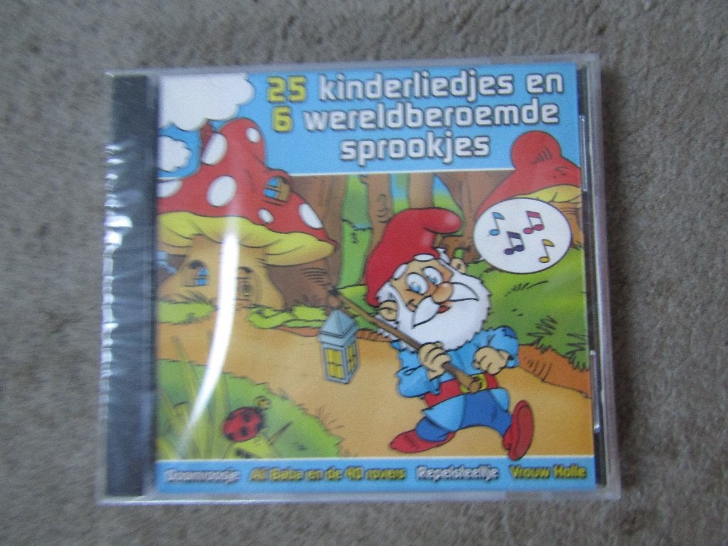 CD: 25 kinderliedjes en sprookjes GESEALD, Ophalen of Verzenden, Nieuw in verpakking, Album, Verhaal of Sprookje