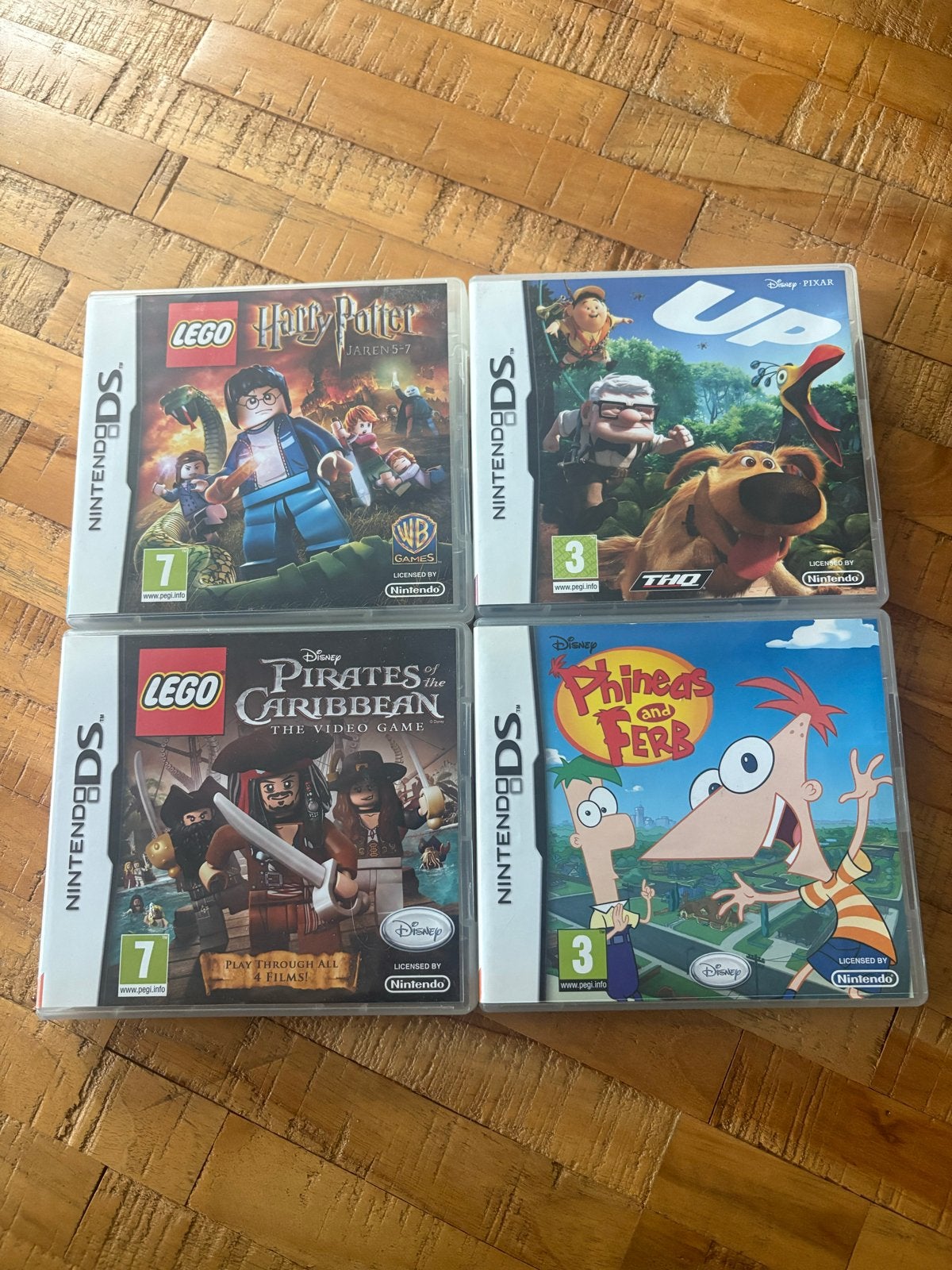 4 Nintendo DS games, Avontuur en Actie, Gebruikt, Verzenden, 1 speler