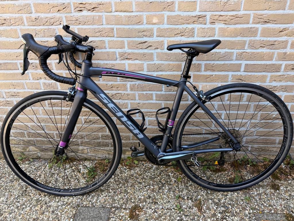 Sensa Emilia Lady Tiagra racefiets maat 48, Fietsen en Brommers, Velgrem, Aluminium, Minder dan 49 cm, Zo goed als nieuw