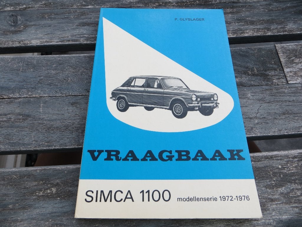 Vraagbaak Simca 1100, Simca 1100 Ti 1972 - 1976, mooi!, Ophalen of Verzenden