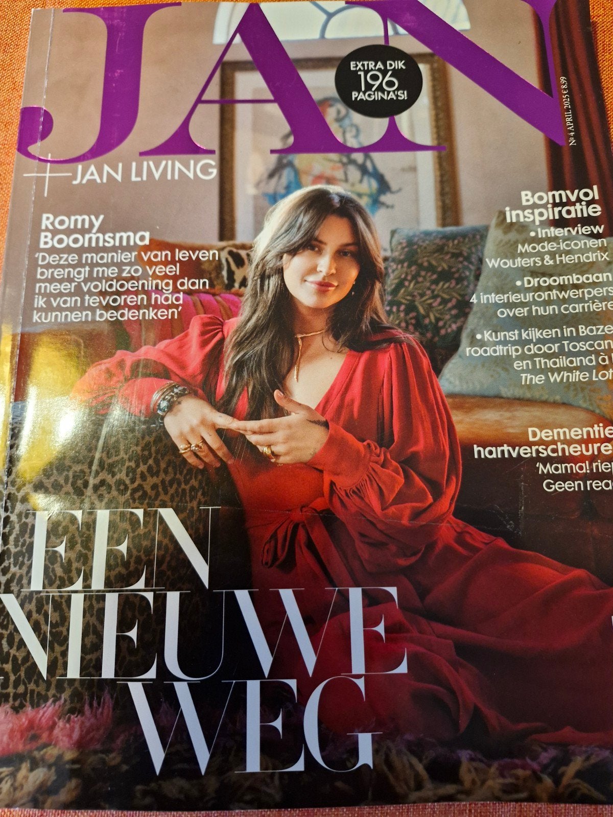 JAN Living Magazine - April 2025 - Romy Boomsma, Ophalen of Verzenden, Zo goed als nieuw, Glossy