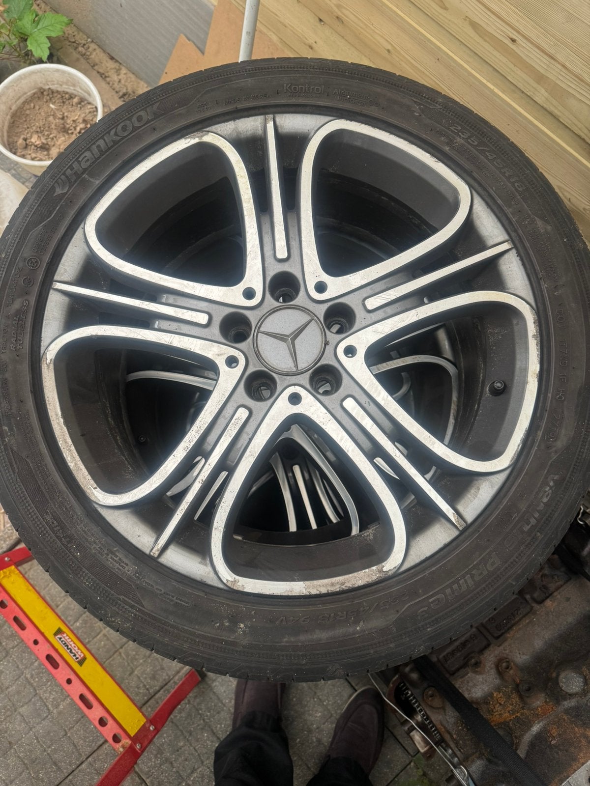Mercedes c klasse velgen, Auto-onderdelen, Banden en Velgen, Ophalen, Zomerbanden
