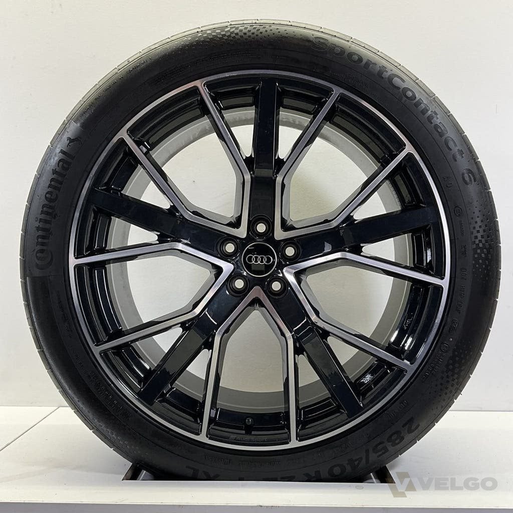AUDI SQ8 Q8 SET VELGEN + ZOMERBANDEN 22 INCH, Gebruikt, Banden en Velgen, Info@velgo.nl, Ophalen of Verzenden