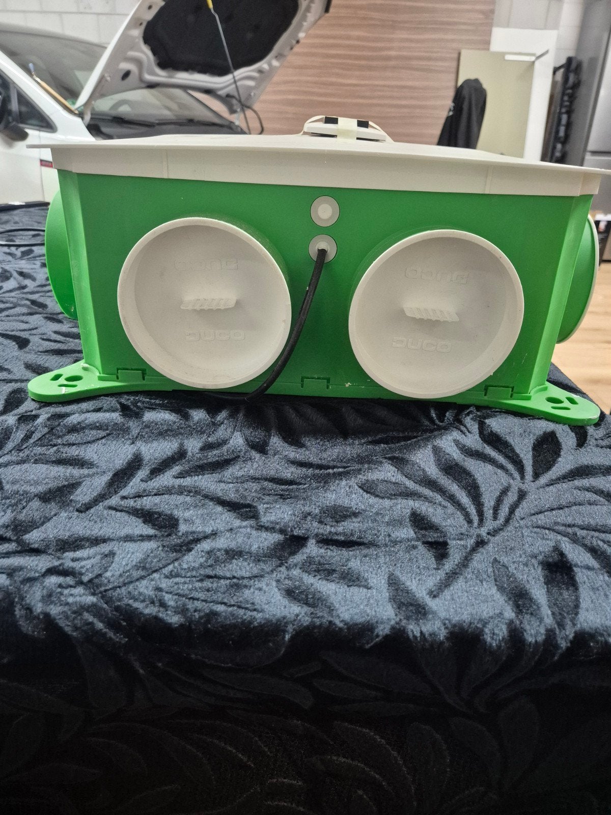 Duco Mechanische Ventilatiebox + Draadloze RF Bediening / Sc, Doe-het-zelf en Verbouw, Ophalen of Verzenden, Gebruikt, Afzuiger