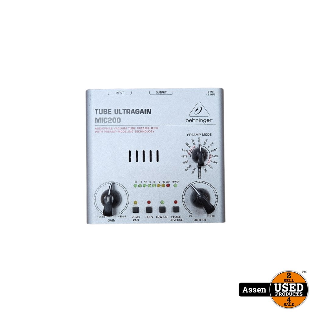 Tube Ultragain MIC200 | Nette Staat | 1 Maand Garantie, Flex Ltd., Gebruikt, https://flex.com/contact-us, Nobelstraat 10, 5807 GA Oostrum LB, Limburg, Nederland