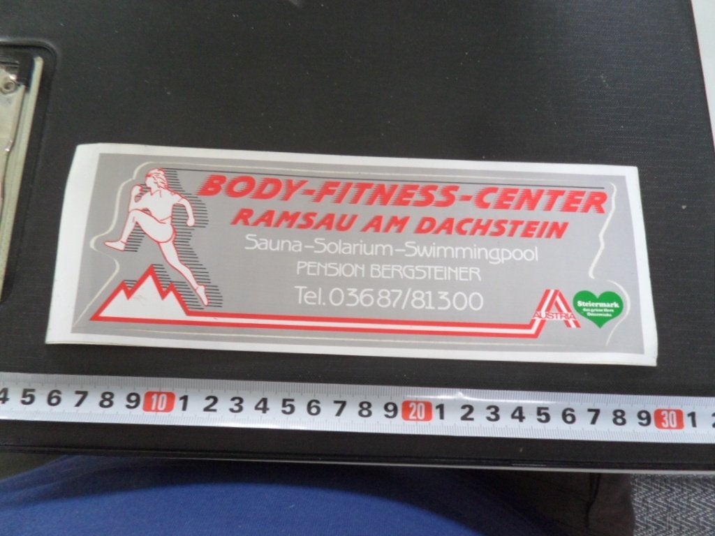 sticker Oostenrijk Pension BERGSTEINER Ramsau am Dachstein, Ophalen of Verzenden, Zo goed als nieuw