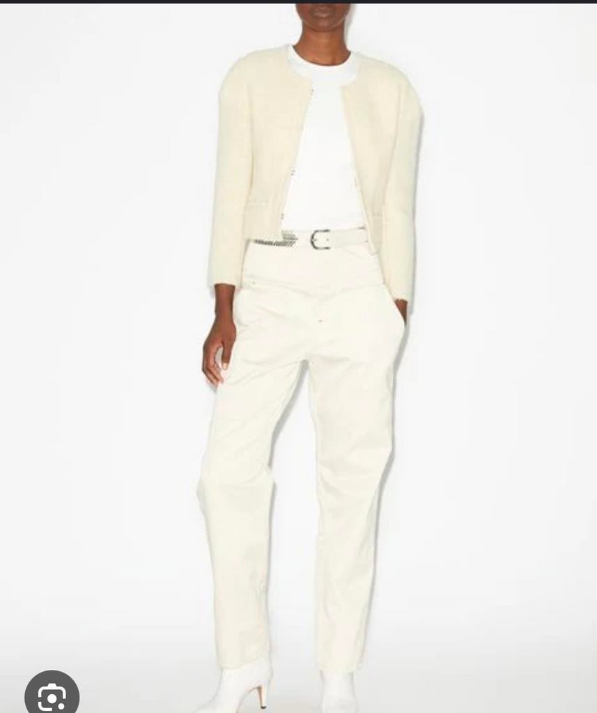Isabel Marant boucle jasje (fr 38), Kleding | Dames, Ophalen of Verzenden, Zo goed als nieuw, Beige