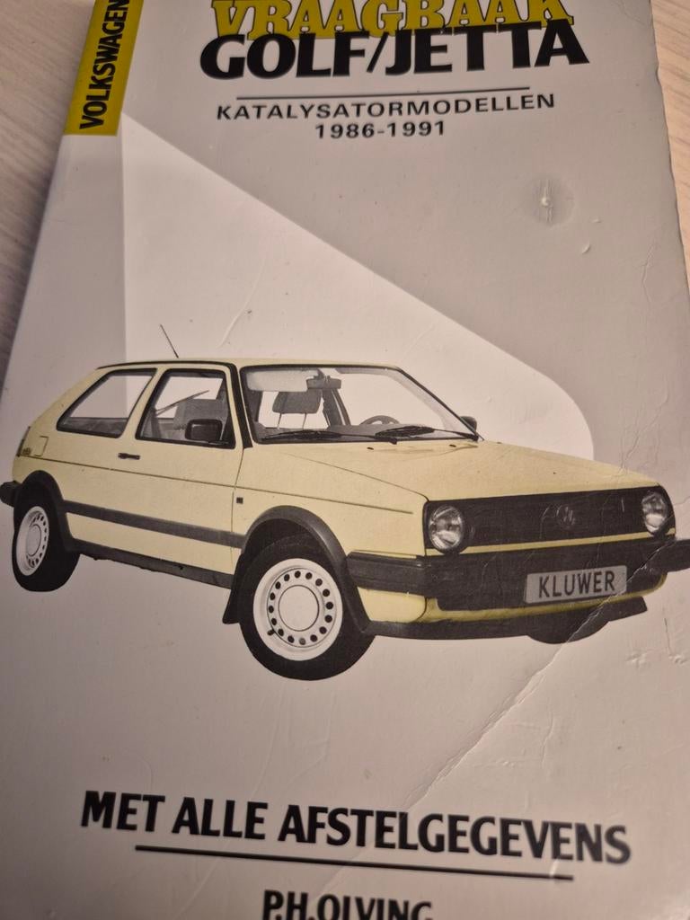 Vraagbaak Volkswagen Golf 2 laatste typen óók Golf GTI 16v, Ophalen of Verzenden