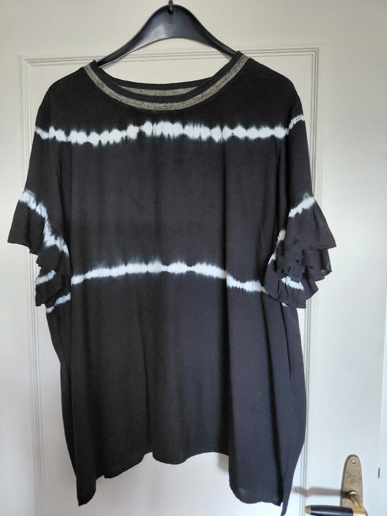 Zwart-wit setje Adia Fashion, maat 50-52, Kleding | Dames, Grote Maten, Overige typen, Verzenden, Zwart, Adia Fashion