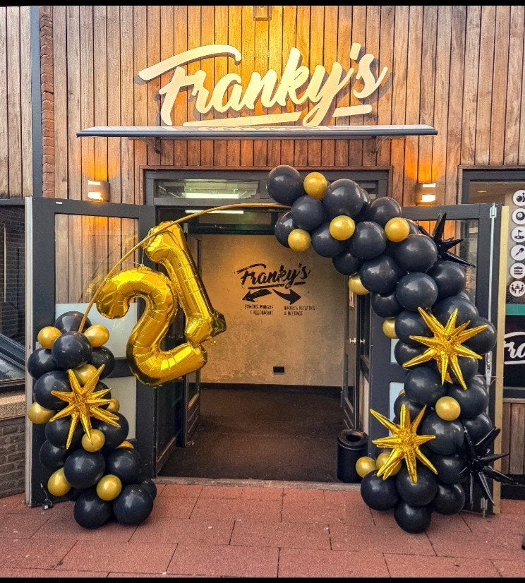 ballonnen pilaar en backdrop, Ophalen, Nieuw, Verjaardag
