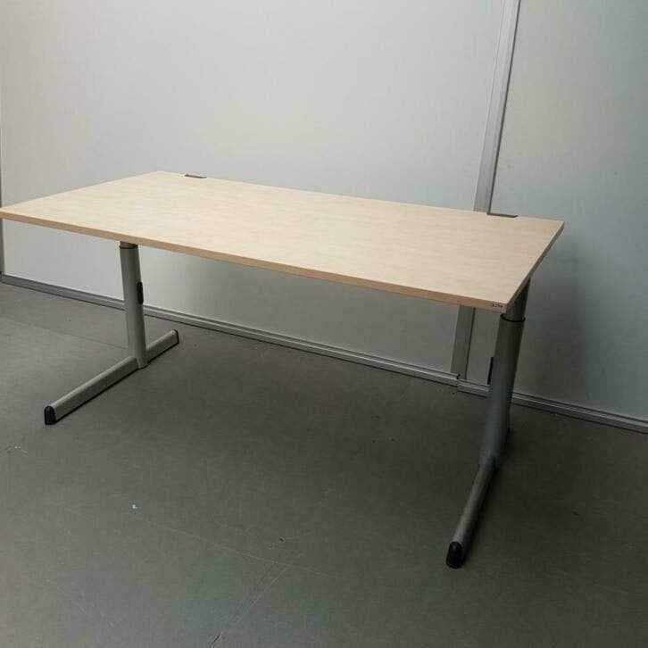 Grote partij 80x Steelcase bureau's 160x80 cm ihv 64-84 cm, Huis en Inrichting, Bureaus, Ophalen, In hoogte verstelbaar, Gebruikt