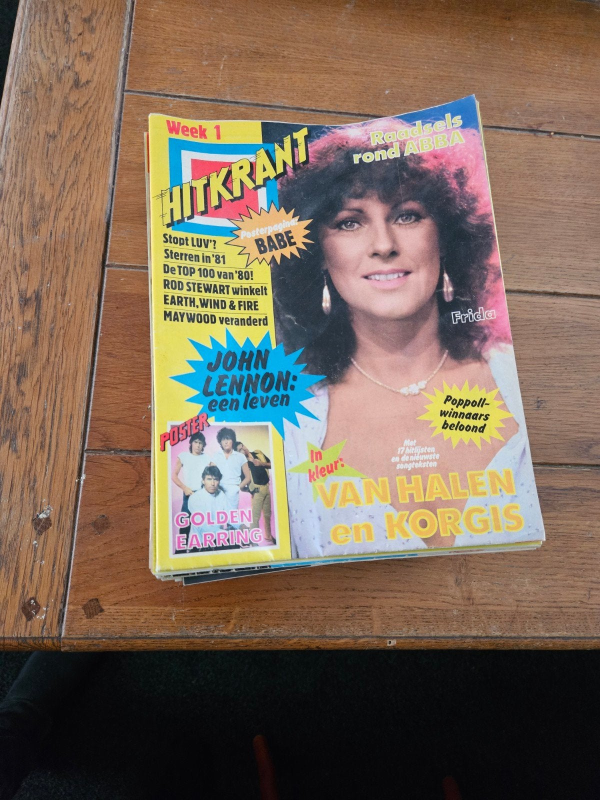 Hitkrant jaargang 1981 Helemaal compleet!, Ophalen of Verzenden, Gelezen, Muziek, Film of Tv