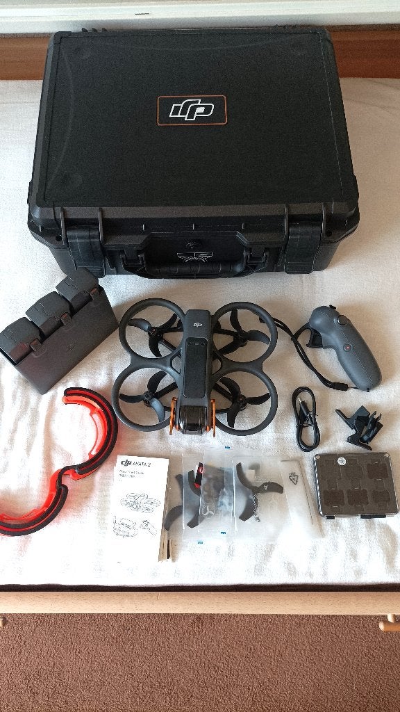 DJI Avata 2 FLy More, Geen Goggles, Veel extra,s, 375€, Audio, Tv en Foto, Drones, Cameradrone, Zo goed als nieuw, DJI, 15 tot 30 minuten