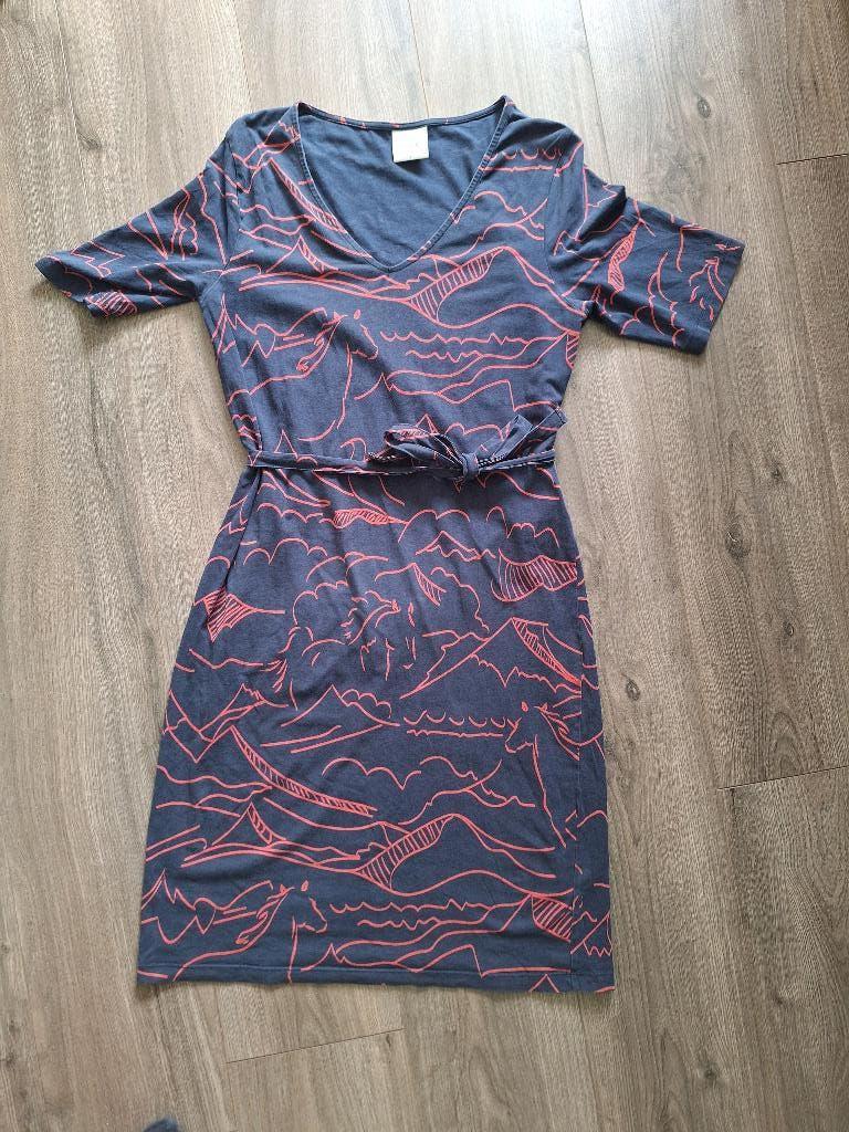 Mamalicious zwangerschapsjurk maat L, Kleding | Dames, Positiekleding, Gedragen, Jurk, Maat 38/40 (M), Blauw, Ophalen of Verzenden