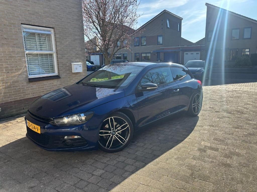 Volkswagen Scirocco 1.4 TSI 90KW 2009 Blauw, Auto's, Volkswagen, Voorwielaandrijving, Euro 5, Zwart, 4 cilinders