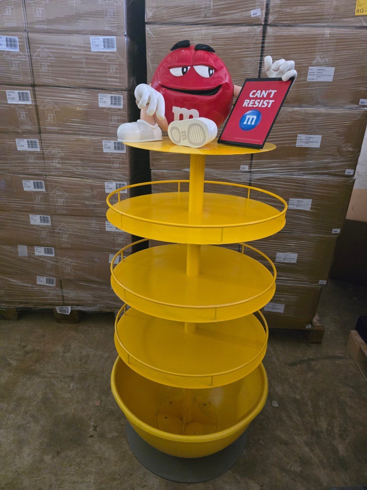 M&M's Display met Red Character - 'Can't Resist', Verzamelen, Merken en Reclamevoorwerpen, Ophalen