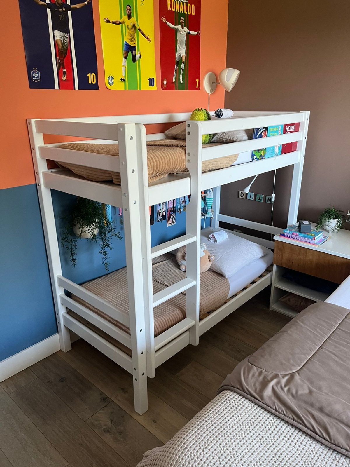 Stapelbed, 90 cm, Eenpersoons, 160 tot 180 cm, Zo goed als nieuw