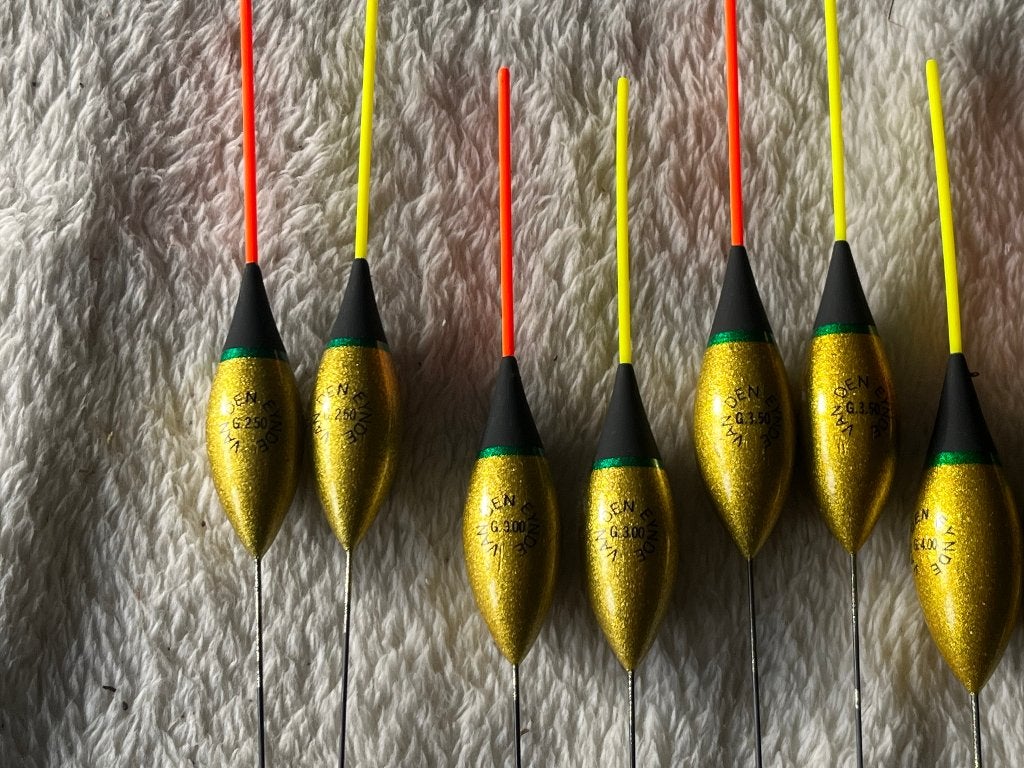 adv 113 / NIEUW serie 10 dobbers VAN DEN EYNDE, Ophalen of Verzenden, Nieuw, Dobber of Lood