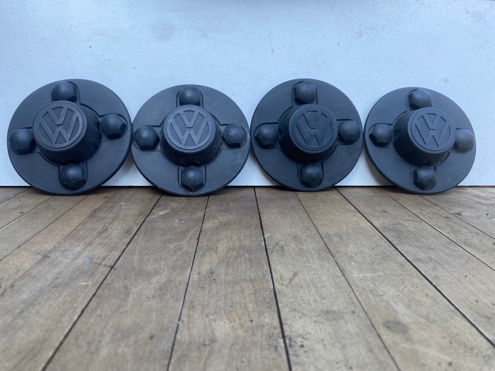Old school Volkswagen polo naafkappen, Ophalen of Verzenden, Zo goed als nieuw, Overige typen
