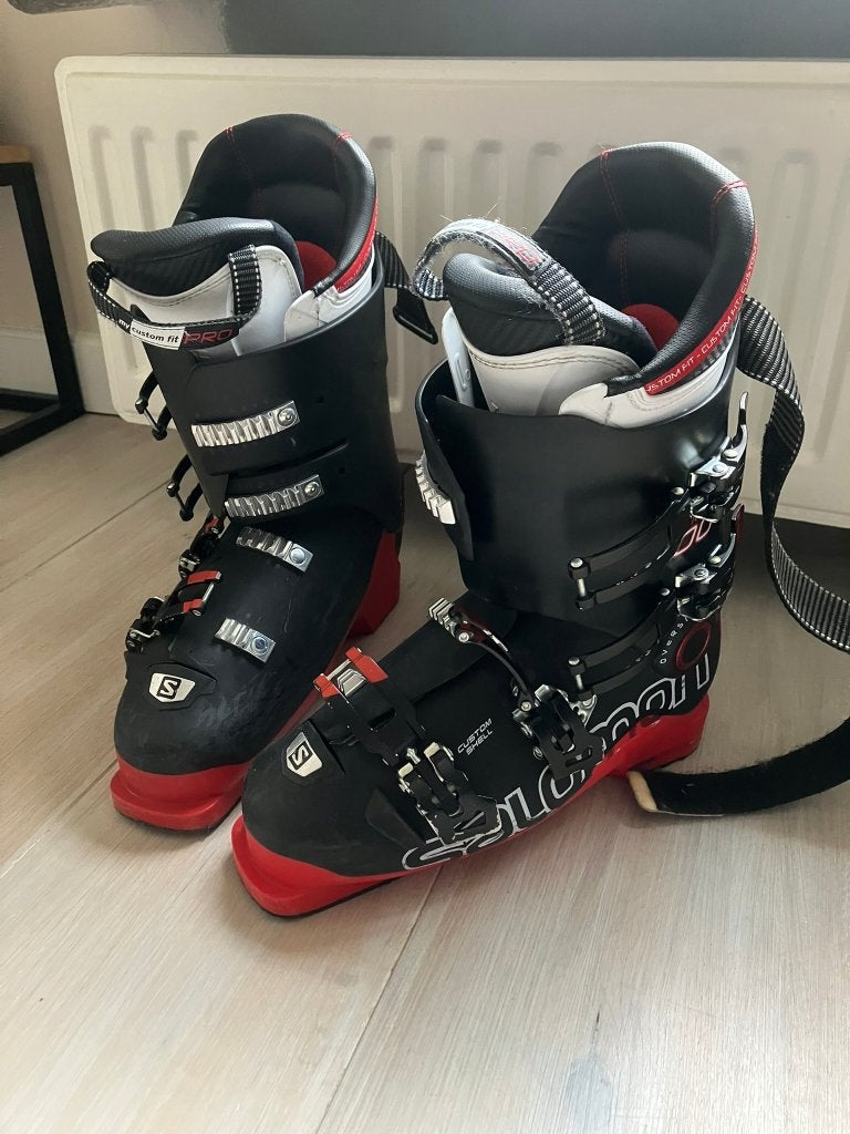 Salomon X-Max 100 skischoenen - Maat 27.5, 160 tot 180 cm, Gebruikt, Schoenen, Skiën