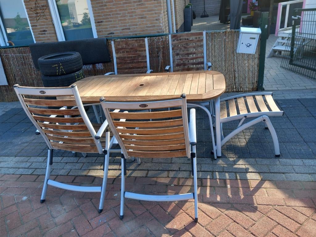 Hartman preston tuinset, Tuin en Terras, Tuinstoelen, Ophalen, Gebruikt, Kunststof