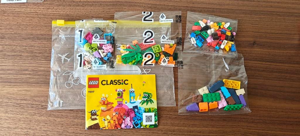 Lego Classic 11017 nieuw in zakjes, Ophalen of Verzenden, Nieuw, Complete set, Lego