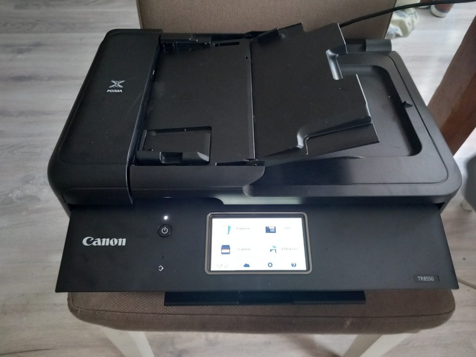 Te koop;Canon Pixma 4 in 1 inkjetprinter met inkt catridges, Ophalen, Inkjetprinter, All-in-one, Zo goed als nieuw