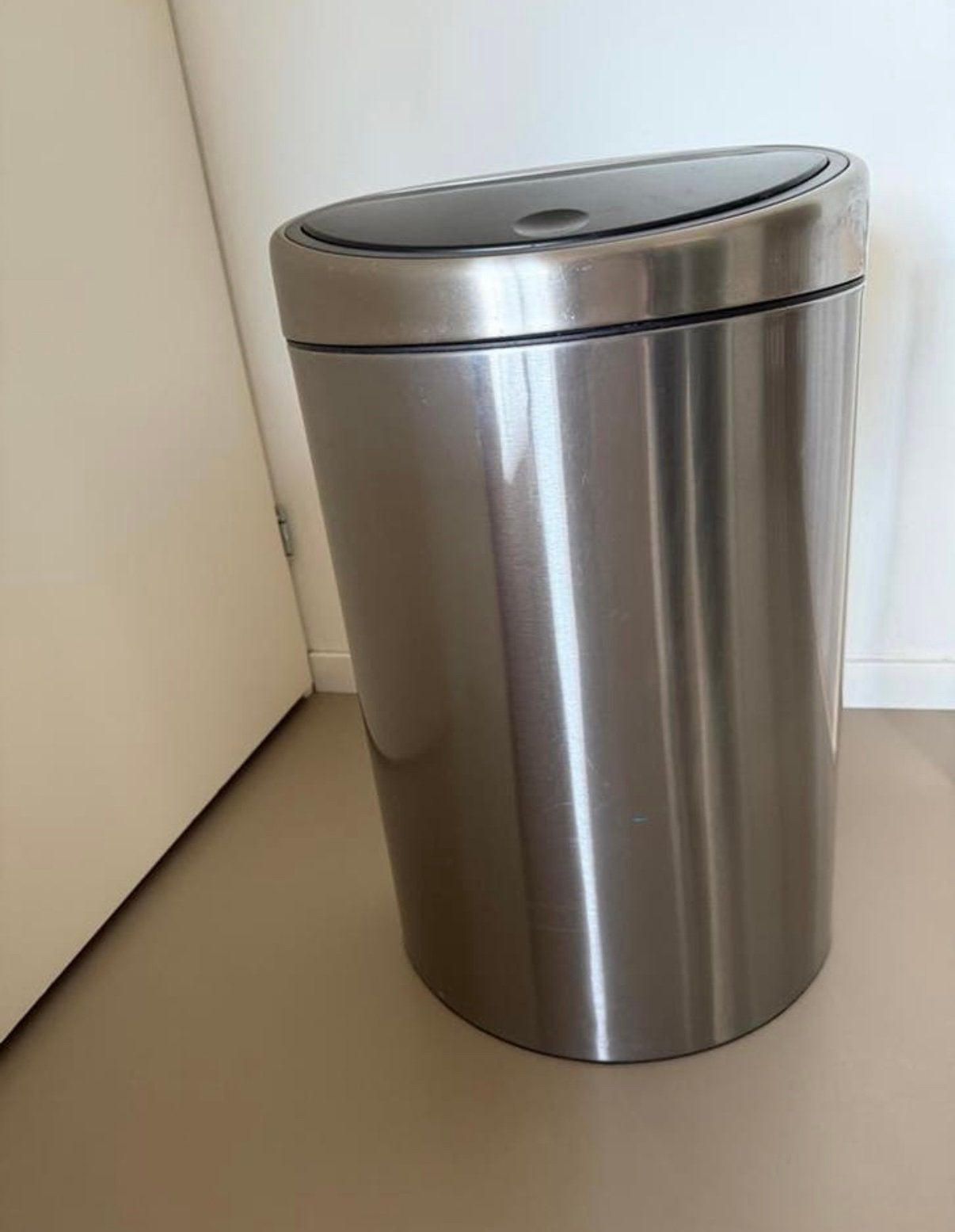 Brabantia Bo Touch Bin Hi 2x 23+10L - Afvalscheiding, Ophalen, Gebruikt, Rvs, 75 – 100