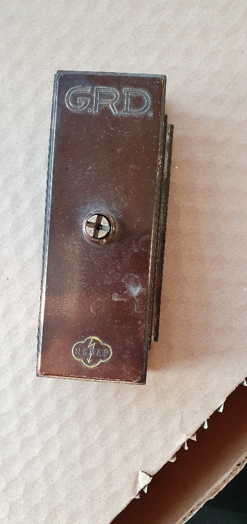 Vintage Nedap bakelieten lasdoos GRD, Ophalen of Verzenden