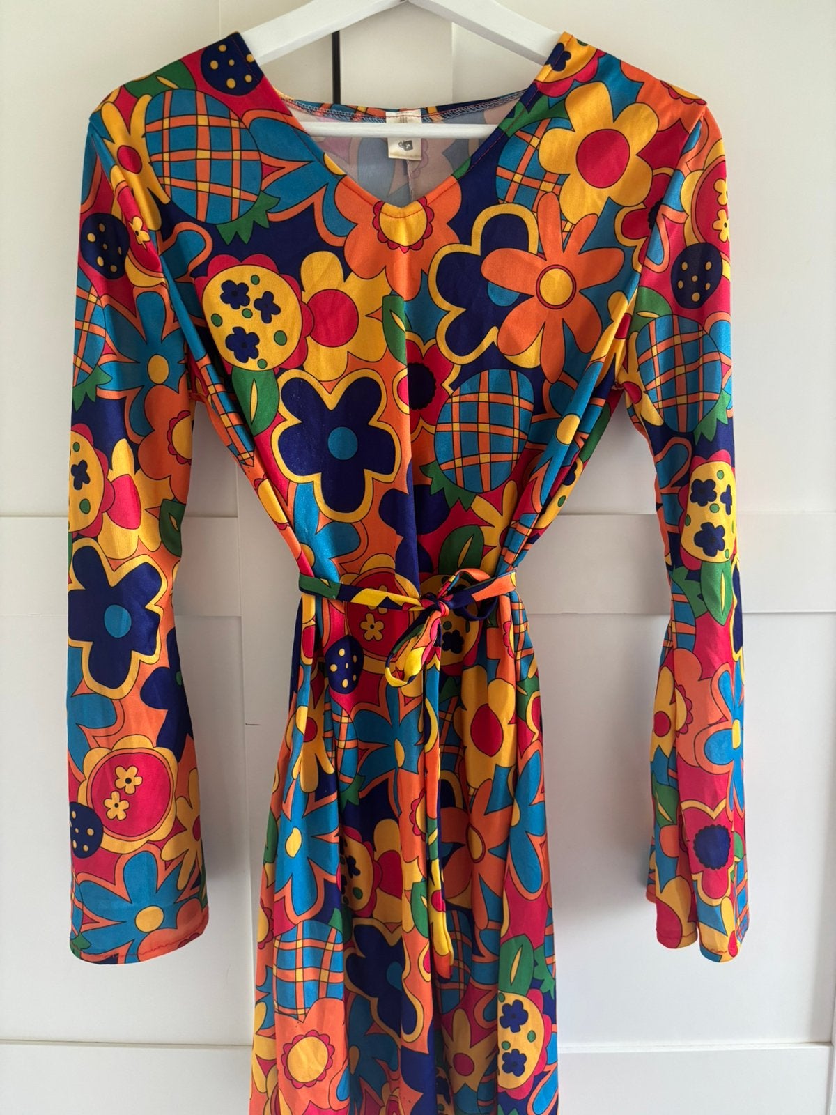 Hippie jurk maat S, Kleding | Dames, Carnaval, Ophalen of Verzenden, Kleding, Maat 36 (S)