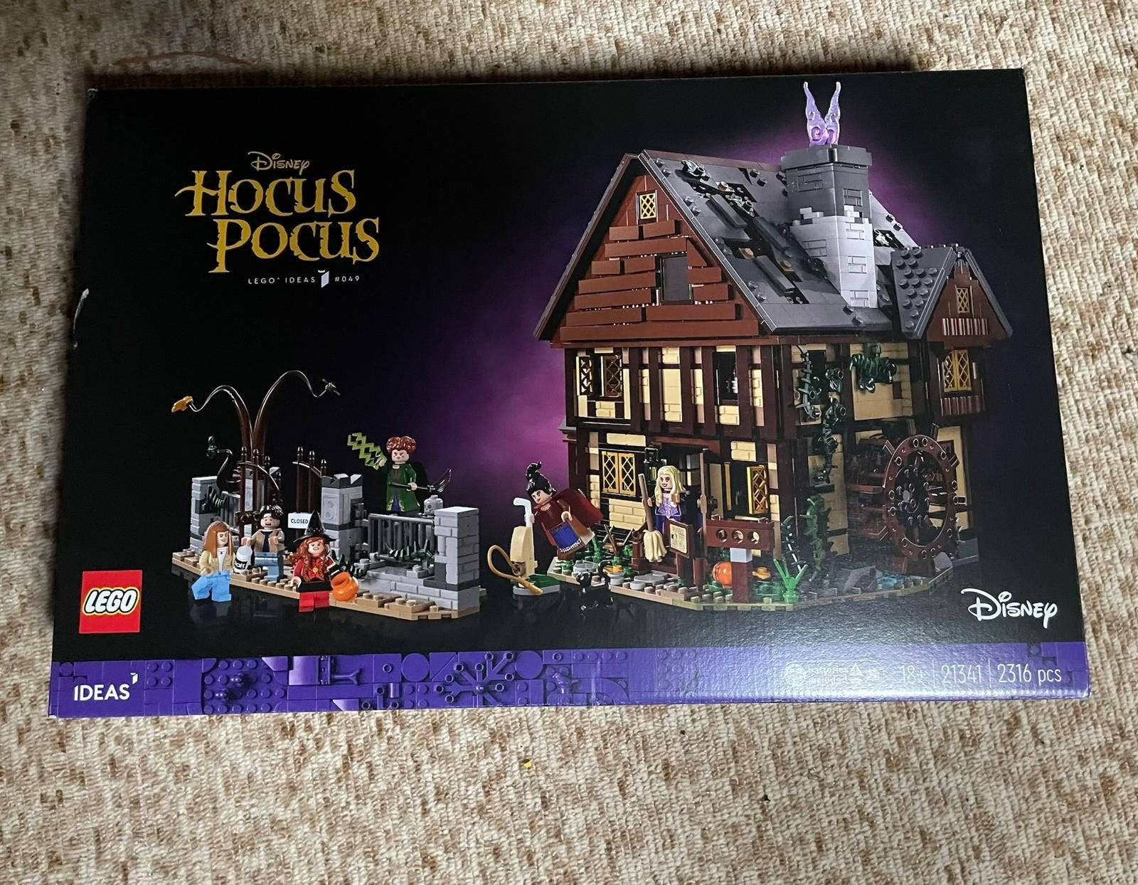 LEGO Ideas Disney Hocus Pocus: Het Sanderson Zusters Huis, Ophalen of Verzenden, Nieuw, Overige merken