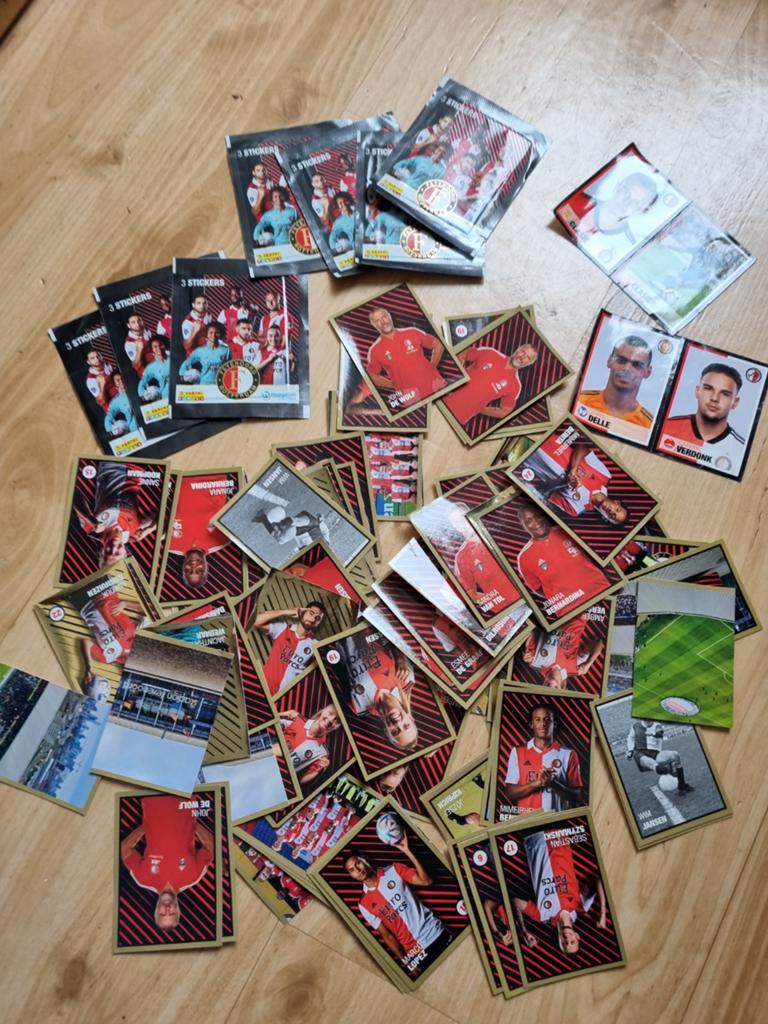 Feyenoord Voetbalplaatjes en Stickers Collectie, Ophalen of Verzenden, Gebruikt, Feyenoord, Spelerskaart