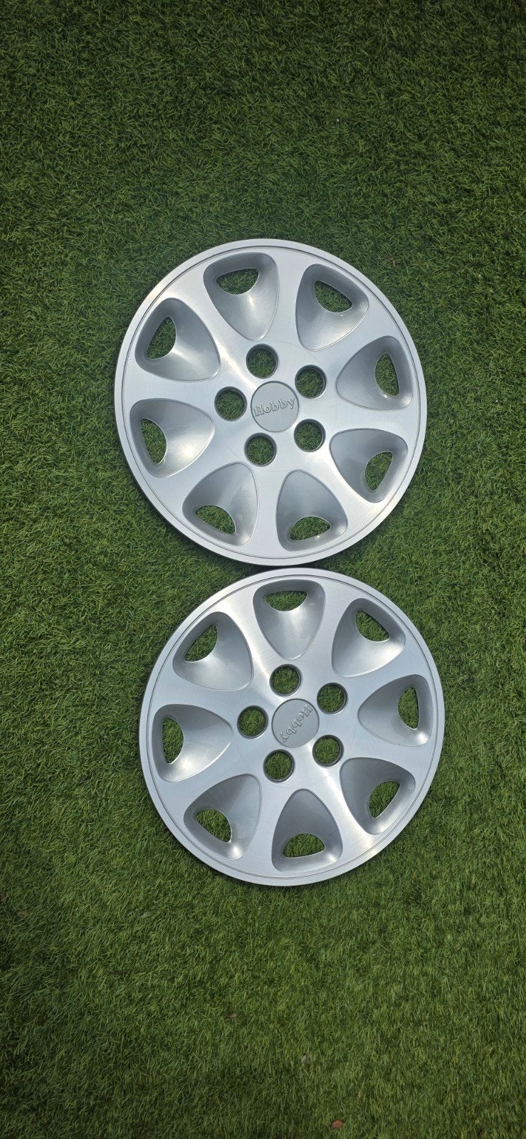 Mooie orginele Hobby 14"  aluminium wieldoppen, Ophalen of Verzenden, Zo goed als nieuw