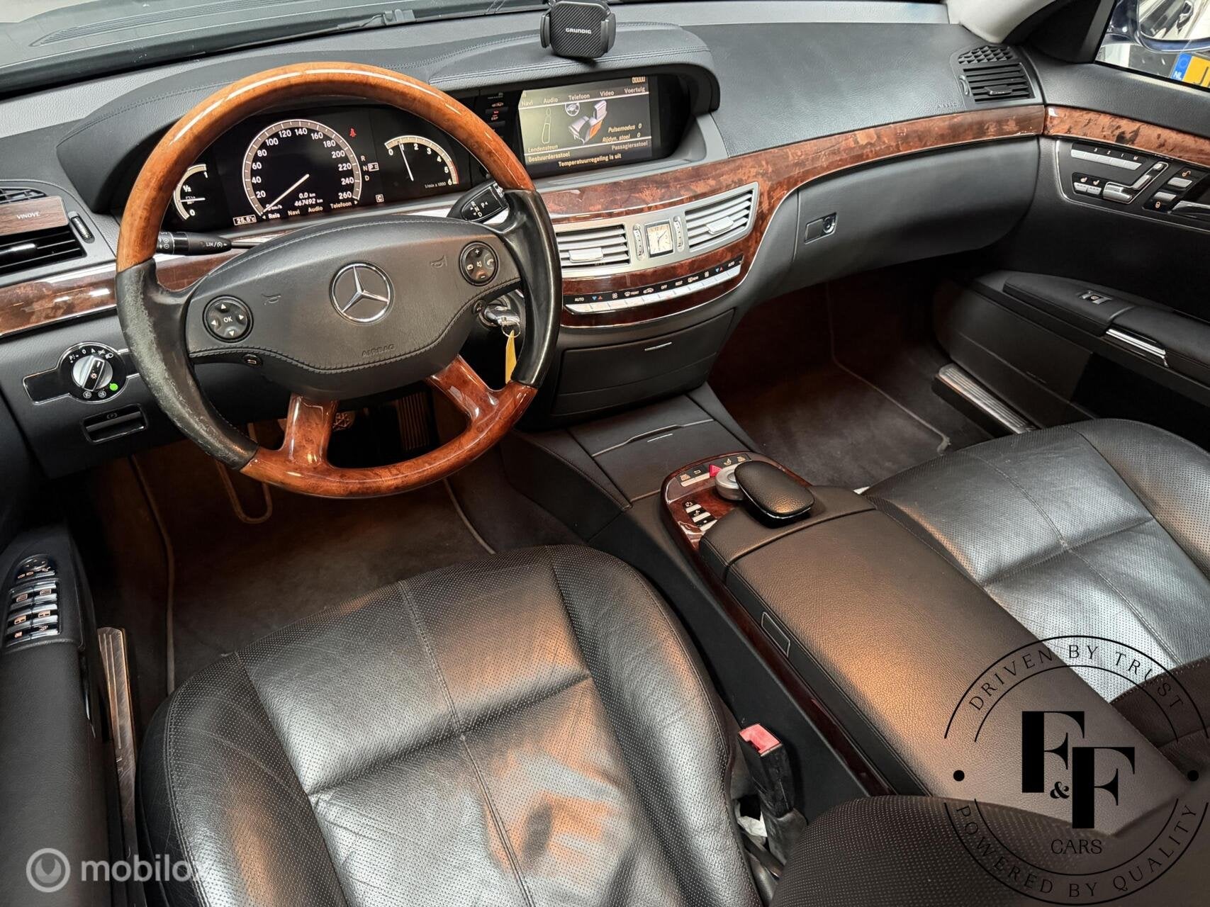 Mercedes S-klasse 320 CDI Lang Prest.|Luchtvering|NAP|Export, Auto's, Automaat, Achterwielaandrijving, Gebruikt, Zwart
