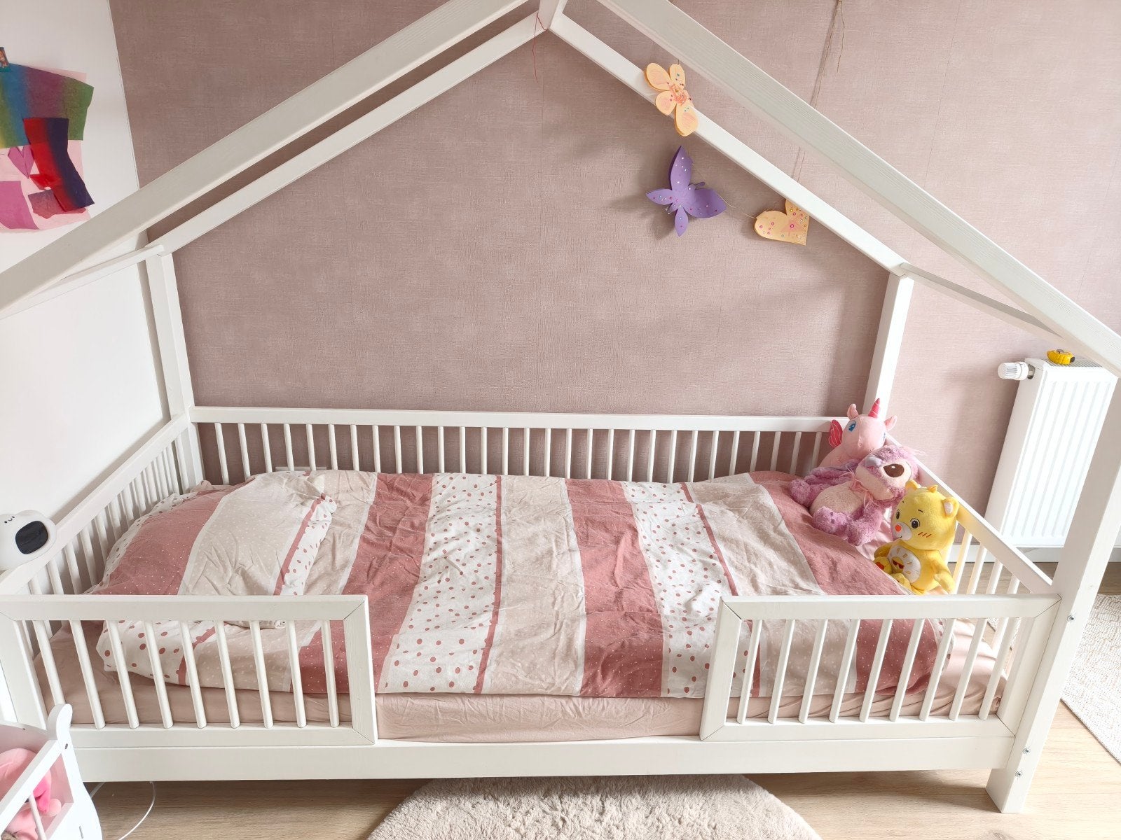 Petit Puk Cato bedhuisje 90x200 met lattenbodem, Kinderen en Baby's, Ophalen, 85 tot 100 cm, Zo goed als nieuw, Lattenbodem