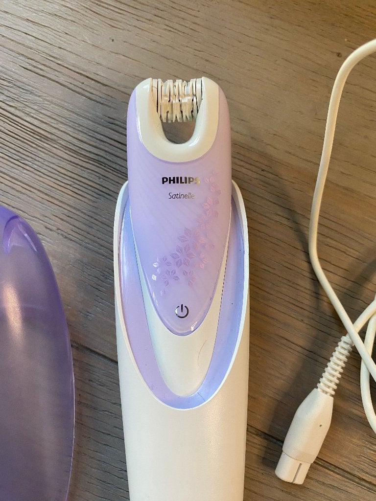 Philips Satinelle Eplileerapparaat, Ophalen of Verzenden, Zo goed als nieuw, Scheren en Epileren
