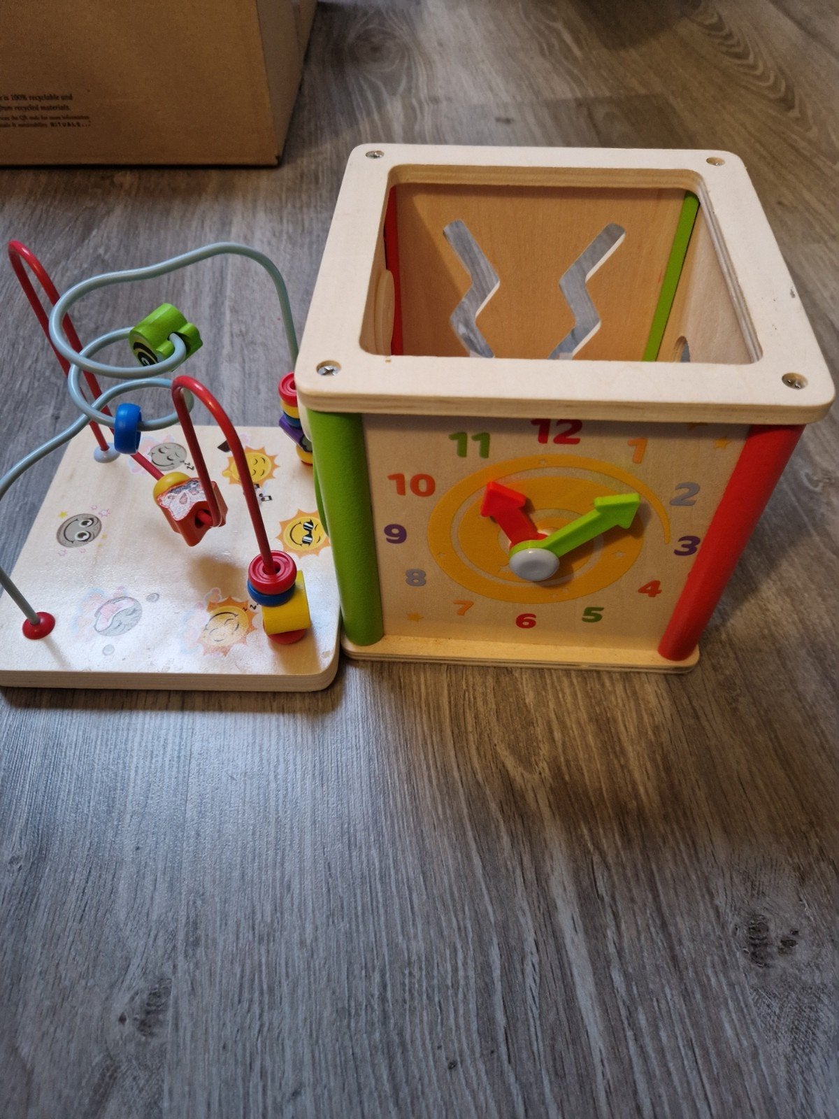 Playtive Junior Houten Activiteitenkubus met Kralenframe, Kinderen en Baby's, Speelgoed | Babyspeelgoed, Ophalen, Overige typen