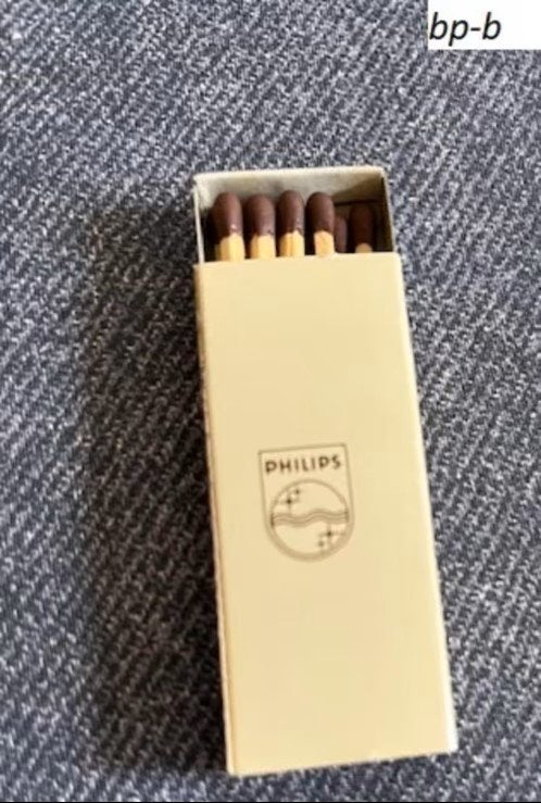 doosje lucifers reclame PHILIPS, Verzamelen, Ophalen of Verzenden, Zo goed als nieuw, Luciferdoosjes of -merken