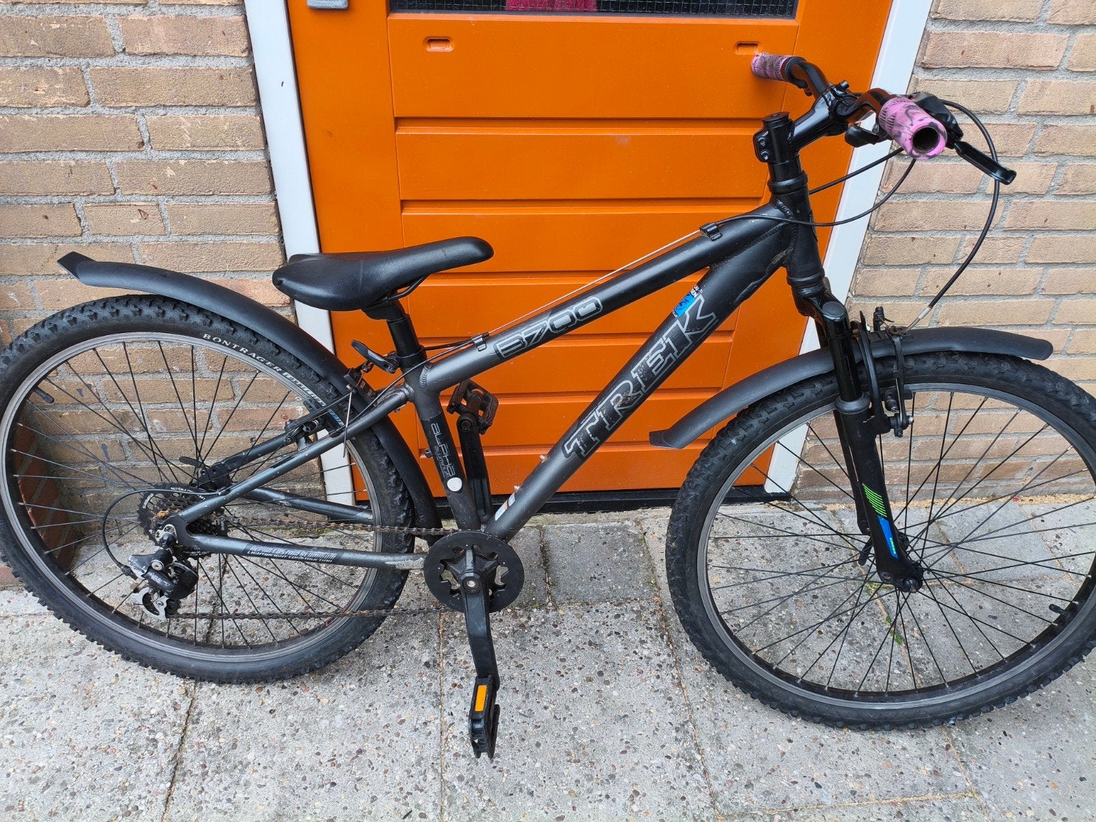 Trek b700 mountianbike 26 inch, Fietsen en Brommers, Fietsen | Jongens, Gebruikt, Velgrem, Versnellingen, Trek