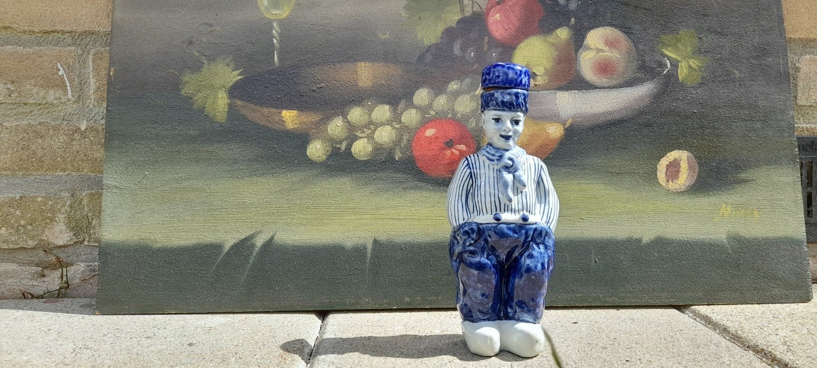 Royal Goedewaagen Mam Drankflesje - Delfts Blauw, Antiek en Kunst, Ophalen of Verzenden