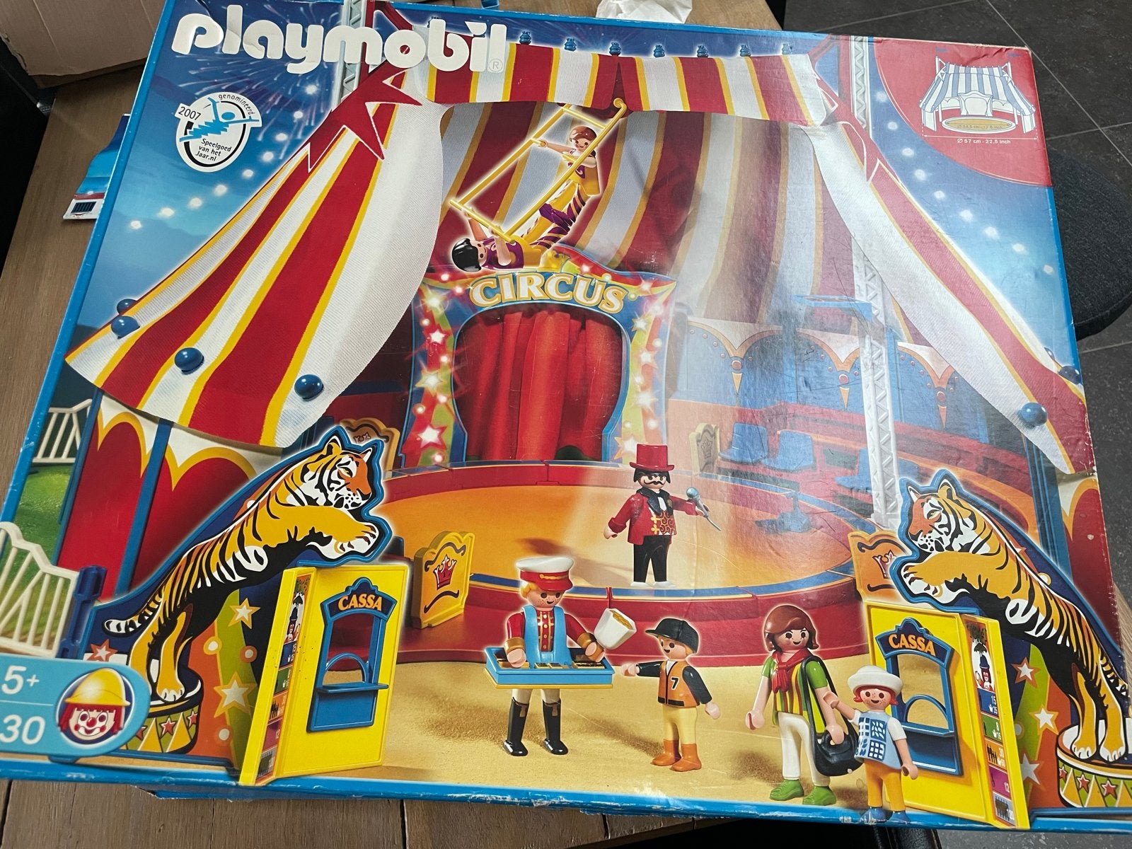 Playmobil Circus met Dieren en Auto-trailer, Ophalen of Verzenden, Gebruikt