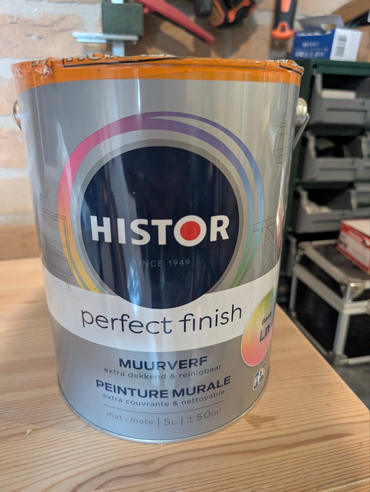 5L Histor Muurverf Mat - Veil of Dusk (Ongeopend), Ophalen, Nieuw